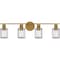 Quoizel Isla Bath 4 Lights Weathered Brass PCILA8629WS - alternate 2